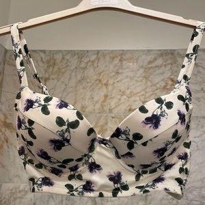 worn once— Wolf & Whistle bustier bikini top